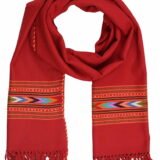 Kullu Handloom Pure Wool Stole - Maroon