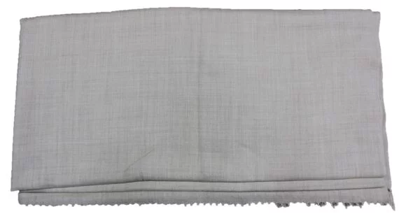Kullu Wool Men's Shawl/Loi- Grey-Plain