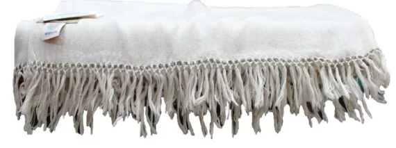 Kullu Wool Men's Shawl/Loi- Grey-Plain